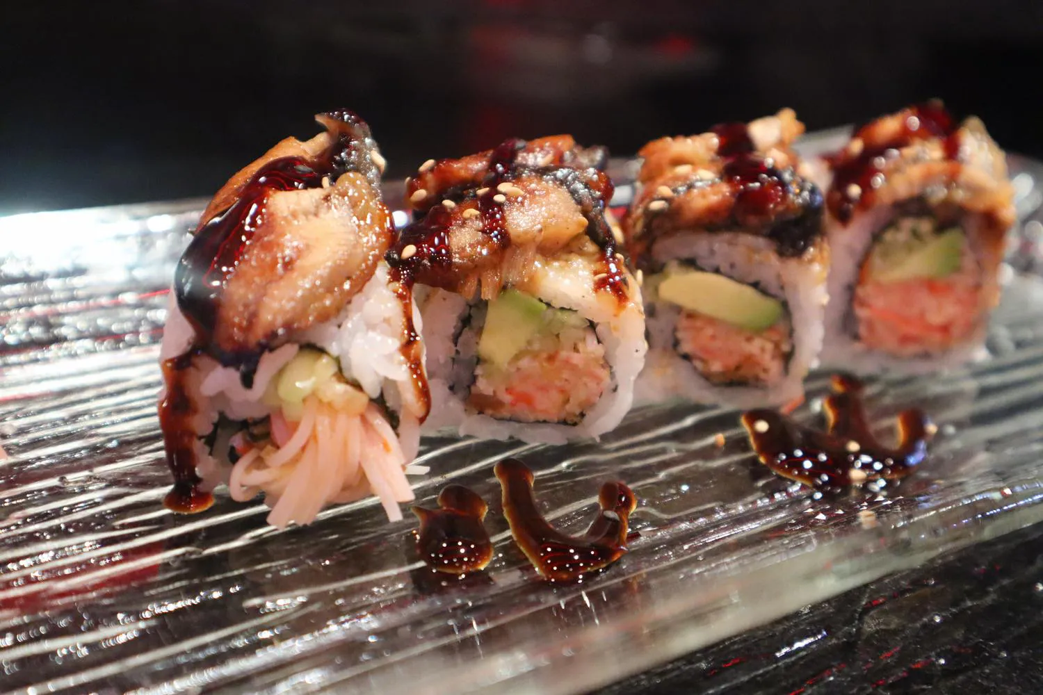 Dragon Roll at TaoXi Asian Cuisine, Chinese Restaurant in Brooklyn
