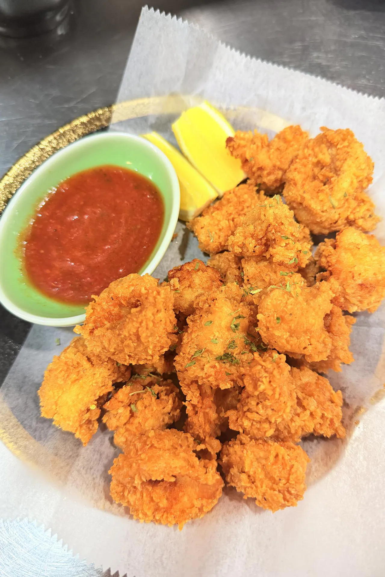 Fried Calamari at TaoXi Asian Cuisine, Chinese Restaurant in Brooklyn