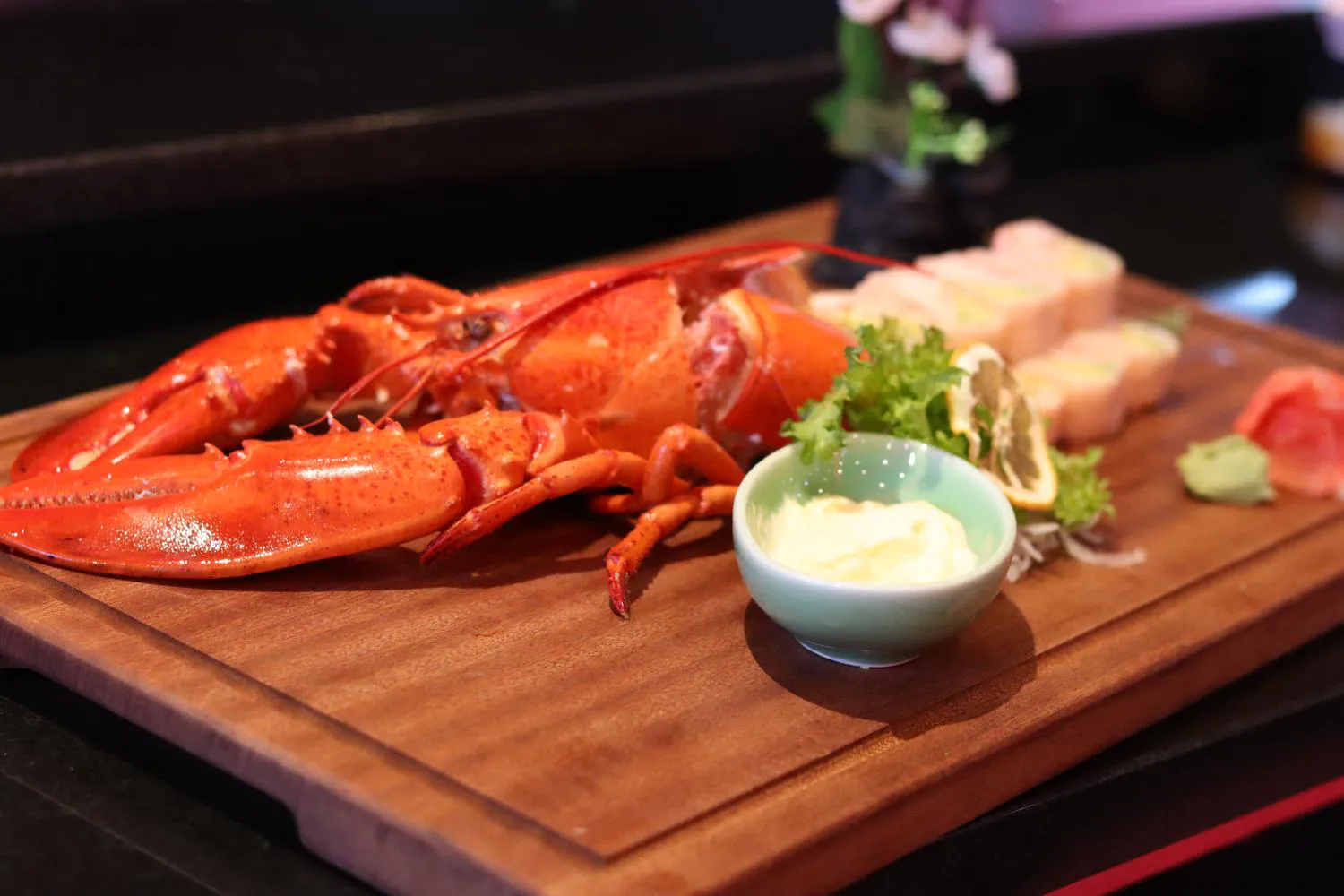 Lobster Sushi Platter at TaoXi Asian Cuisine, Chinese Restaurant in Brooklyn