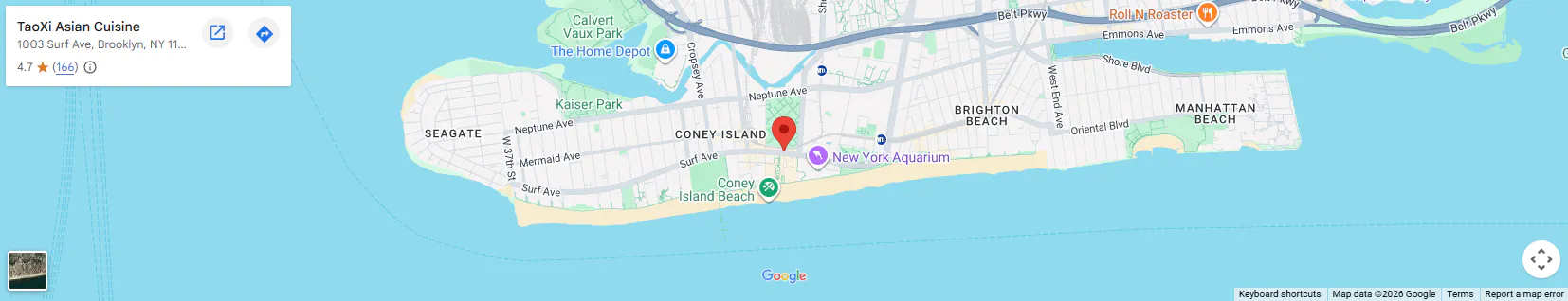 Location 1003 Surf Ave, Brooklyn, NY 11224 Location 1003 Surf Ave, Brooklyn, NY 11224